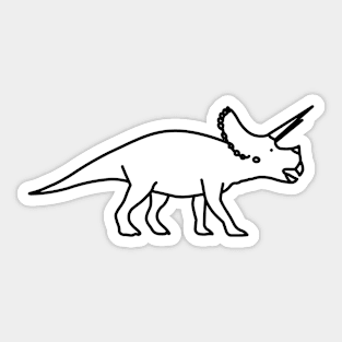 Triceratops Sticker